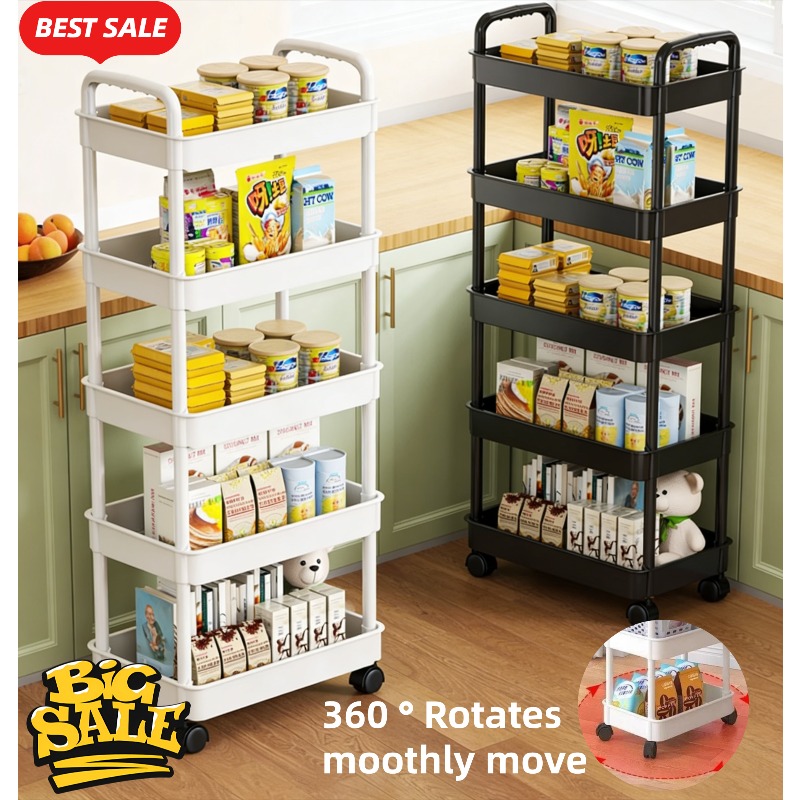 Kitchen Appliances Storage - Rak Penyimpanan Dapur 5 Tingkat, Troli