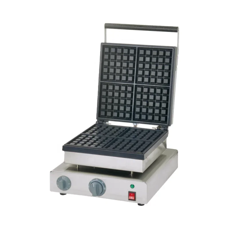 Pembuat Waffle Komersial Chef  - Waffle Iron Belgian ulasan dan harga