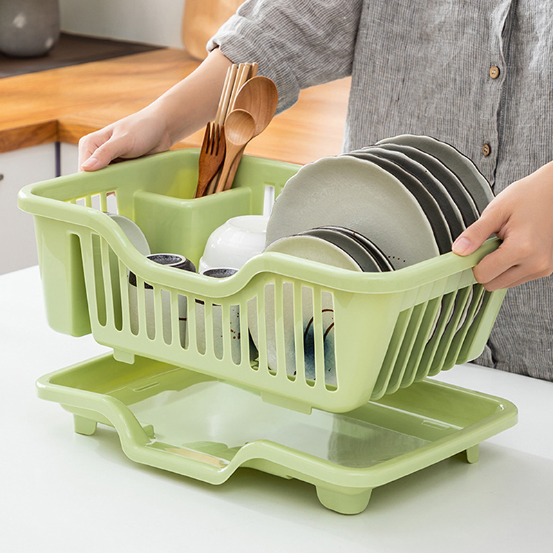 Rak Mangkuk Plastik Penyaringa - Kitchen Appliances Storage ulasan dan harga