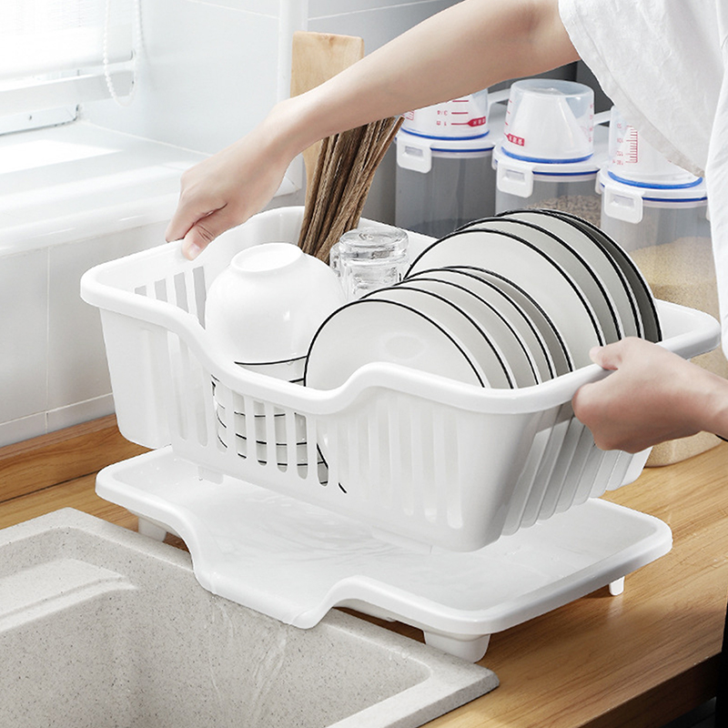 Rak Mangkuk Plastik Penyaringa - Kitchen Appliances Storage ulasan dan harga