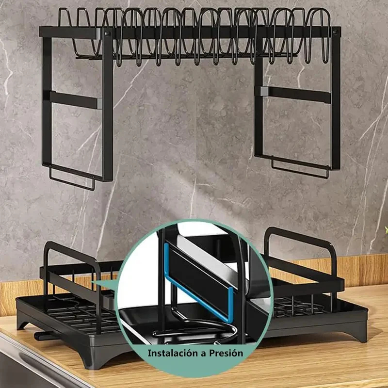 Rak Pengering Piring 2 Tingkat - Kitchen Appliances Storage ulasan dan harga