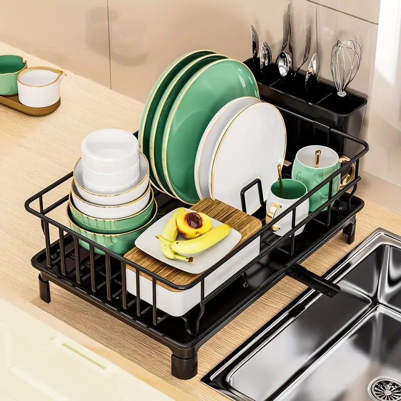 Rak Pengering Piring Anti Kara - Kitchen Appliances Storage ulasan dan harga